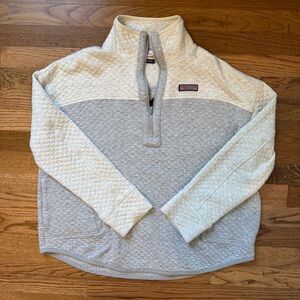 Vineyard Vines Shep Shirt, Quilted 1/4 Zip, Size XL